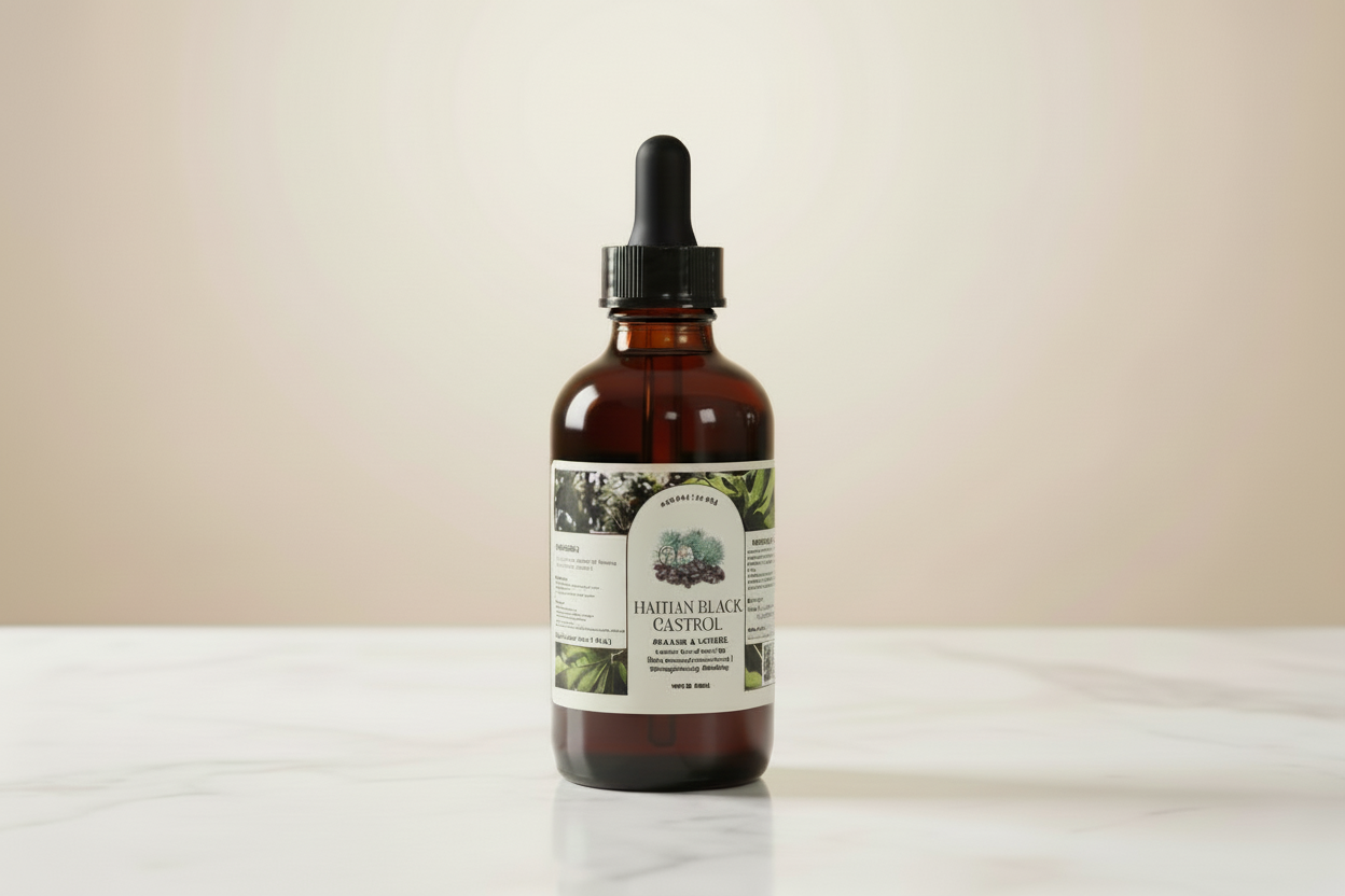 Aurore Luxure Haitian Black Castor Oil– Organic & Natural 100% Pure Castor Hair & Body Oil