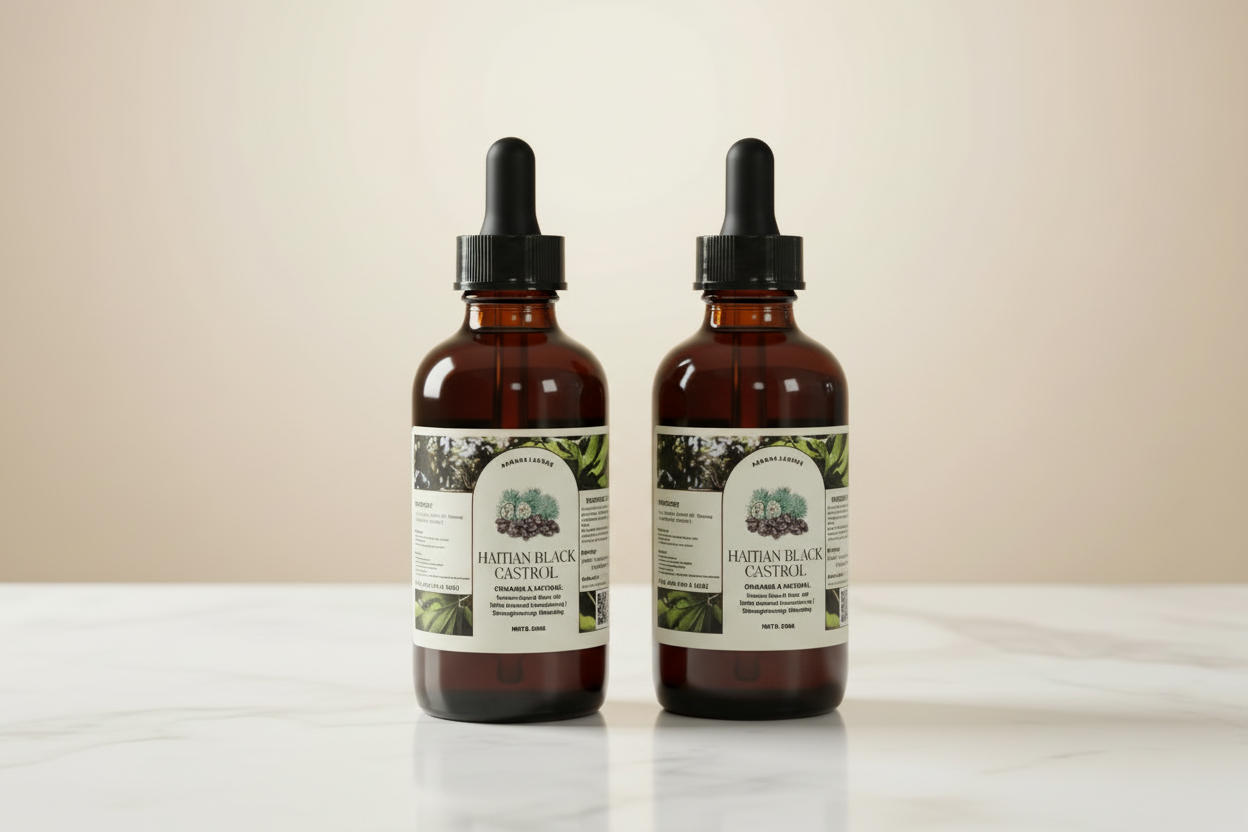 Aurore Luxure Haitian Black Castor Oil– Organic & Natural 100% Pure Castor Hair & Body Oil