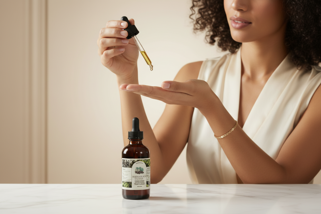 Aurore Luxure Haitian Black Castor Oil– Organic & Natural 100% Pure Castor Hair & Body Oil