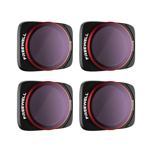 Freewell Bright Day 4K Series 4-Pack ND/PL Filters for DJI Air 2S
