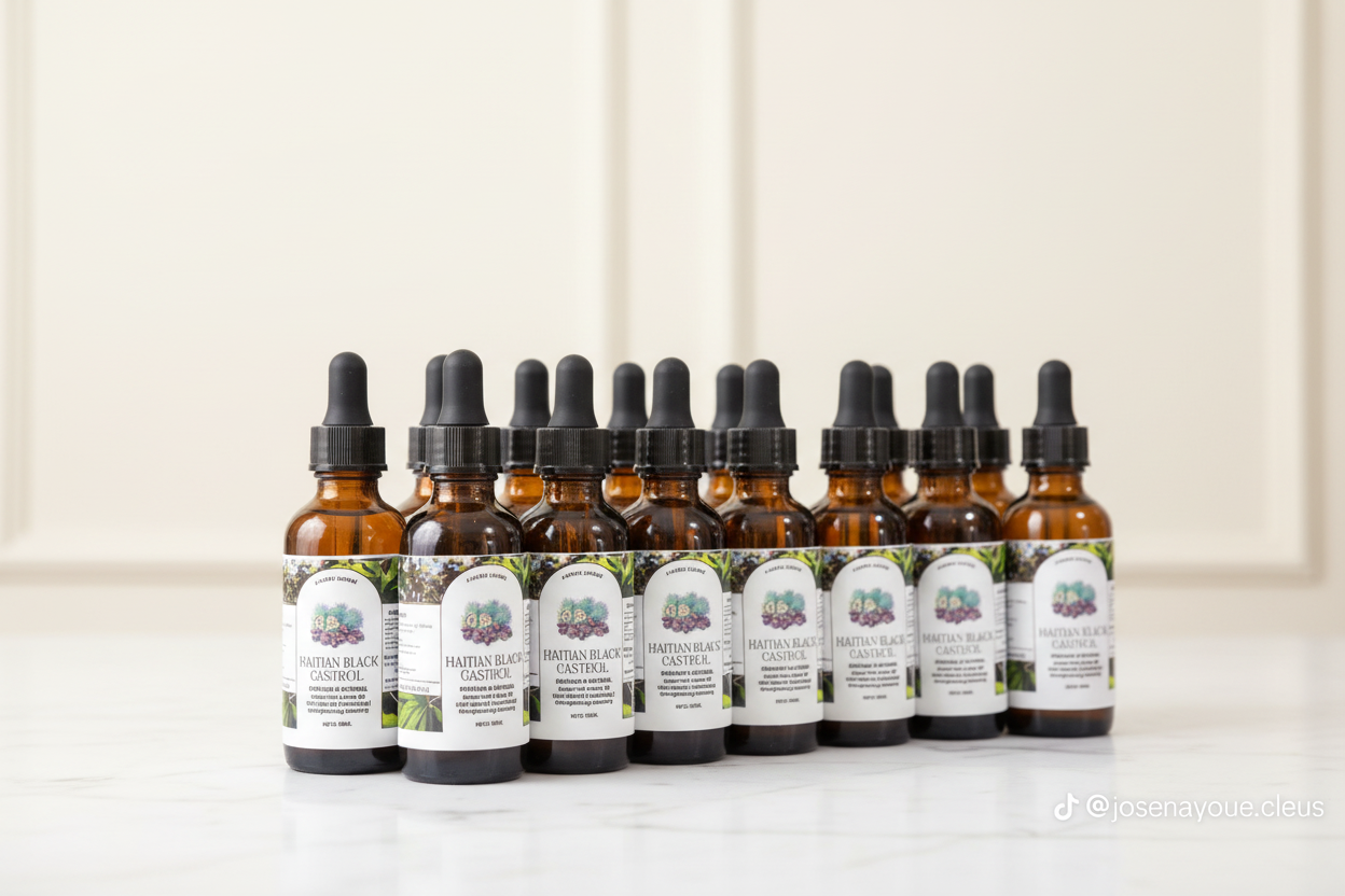 Aurore Luxure Haitian Black Castor Oil– Organic & Natural 100% Pure Castor Hair & Body Oil