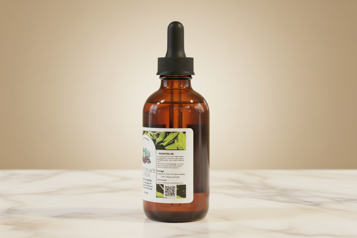 Aurore Luxure Haitian Black Castor Oil– Organic & Natural 100% Pure Castor Hair & Body Oil