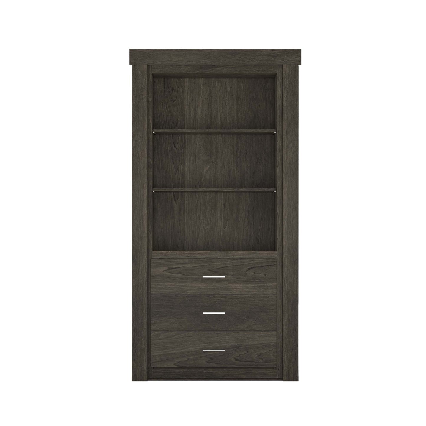 Hidden Flush Mount Maple Dresser Door