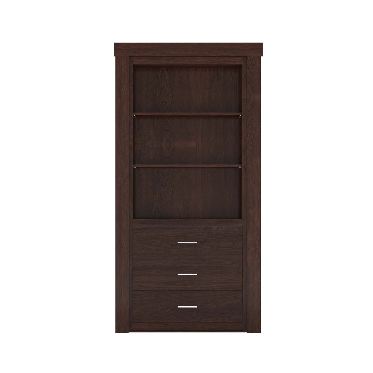 Hidden Flush Mount Maple Dresser Door