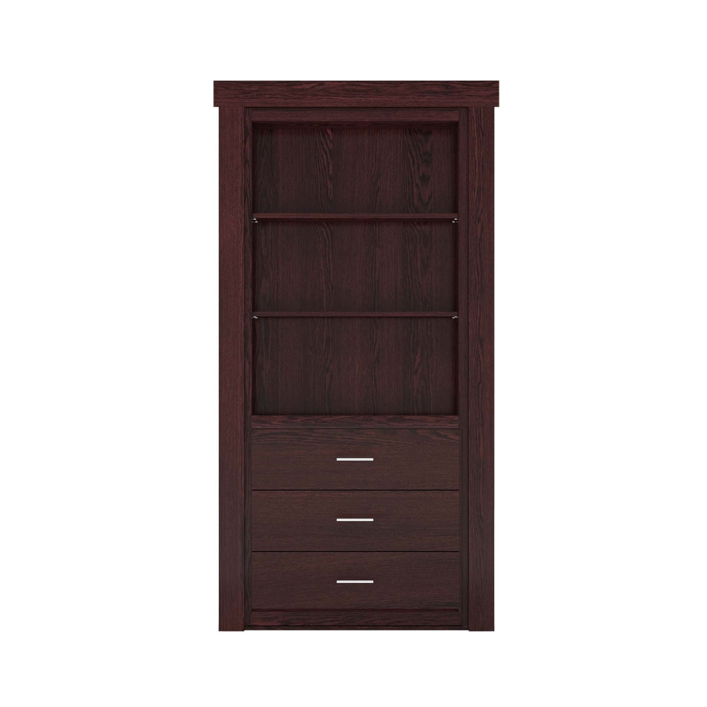 Hidden Flush Mount Oak Dresser Door