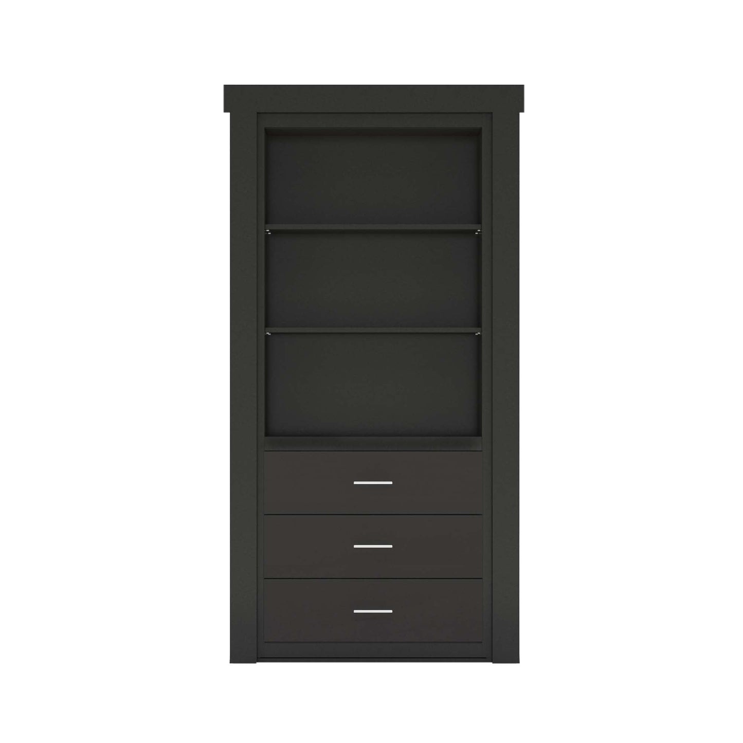 Hidden Flush Mount Paint Grade Dresser Door