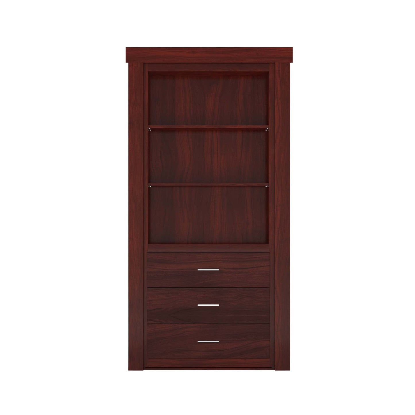 Hidden Flush Mount Walnut Dresser Door