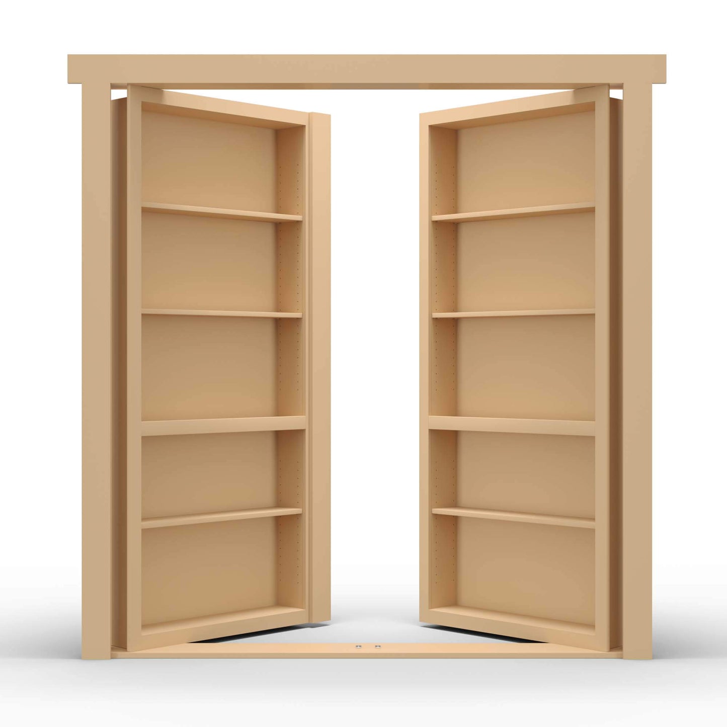 Hidden French Door Paint Grade