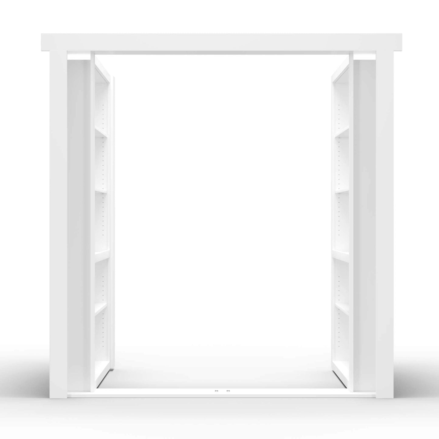 Hidden French Door Paint Grade