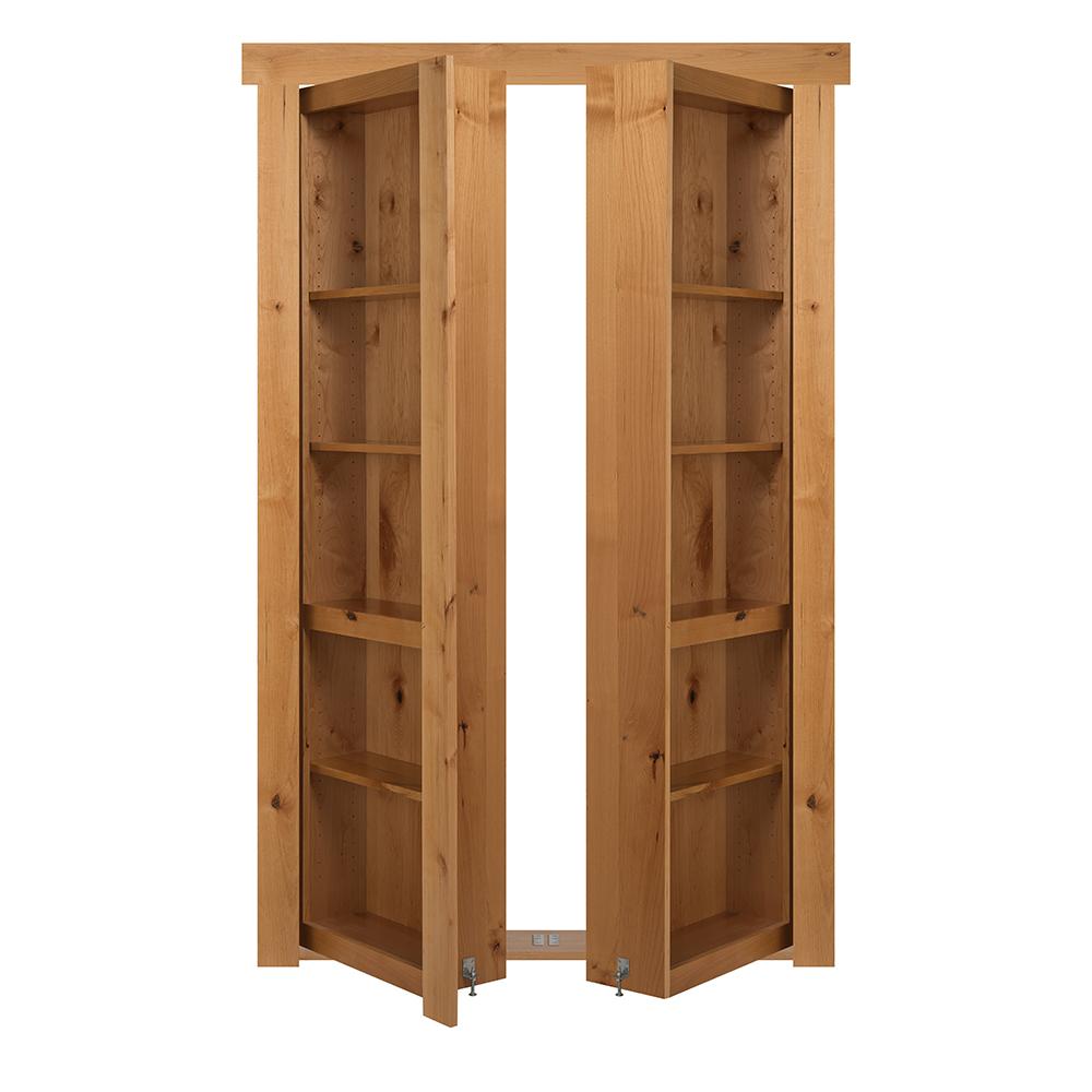 Hidden Knotty Alder French Door
