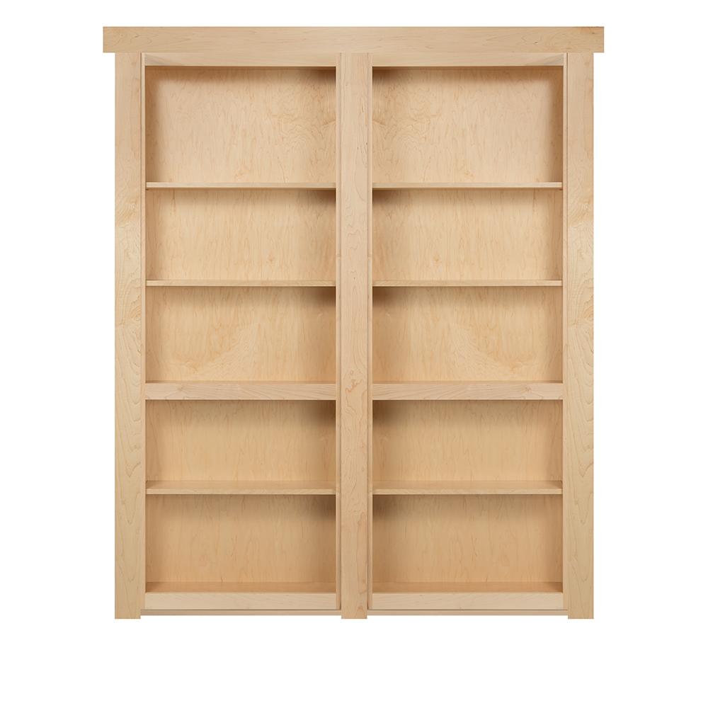 Hidden Maple French Door