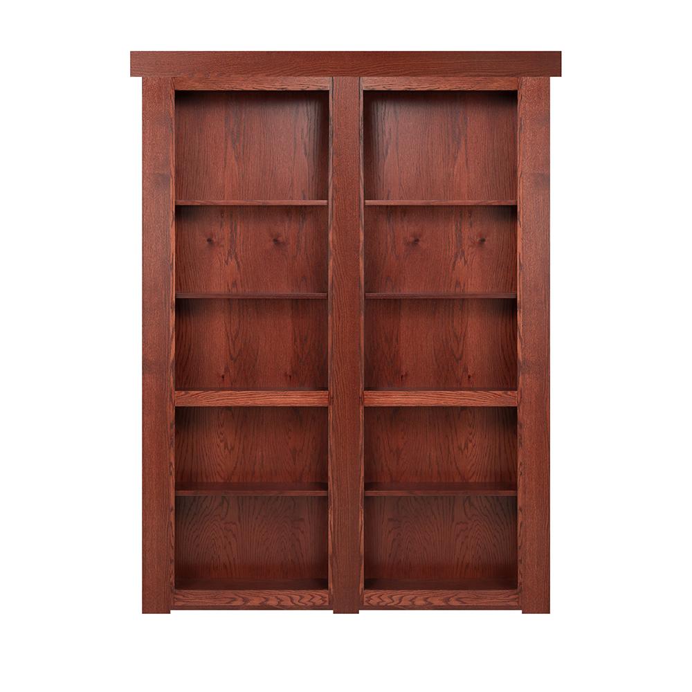 Hidden Oak French Door