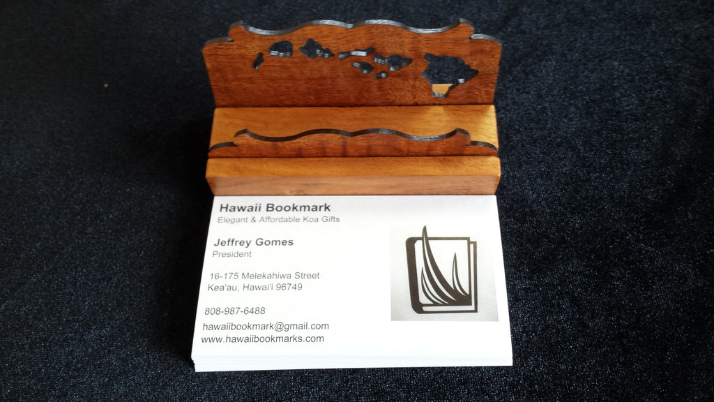 Business Card Holder - Hawaii Bookmark