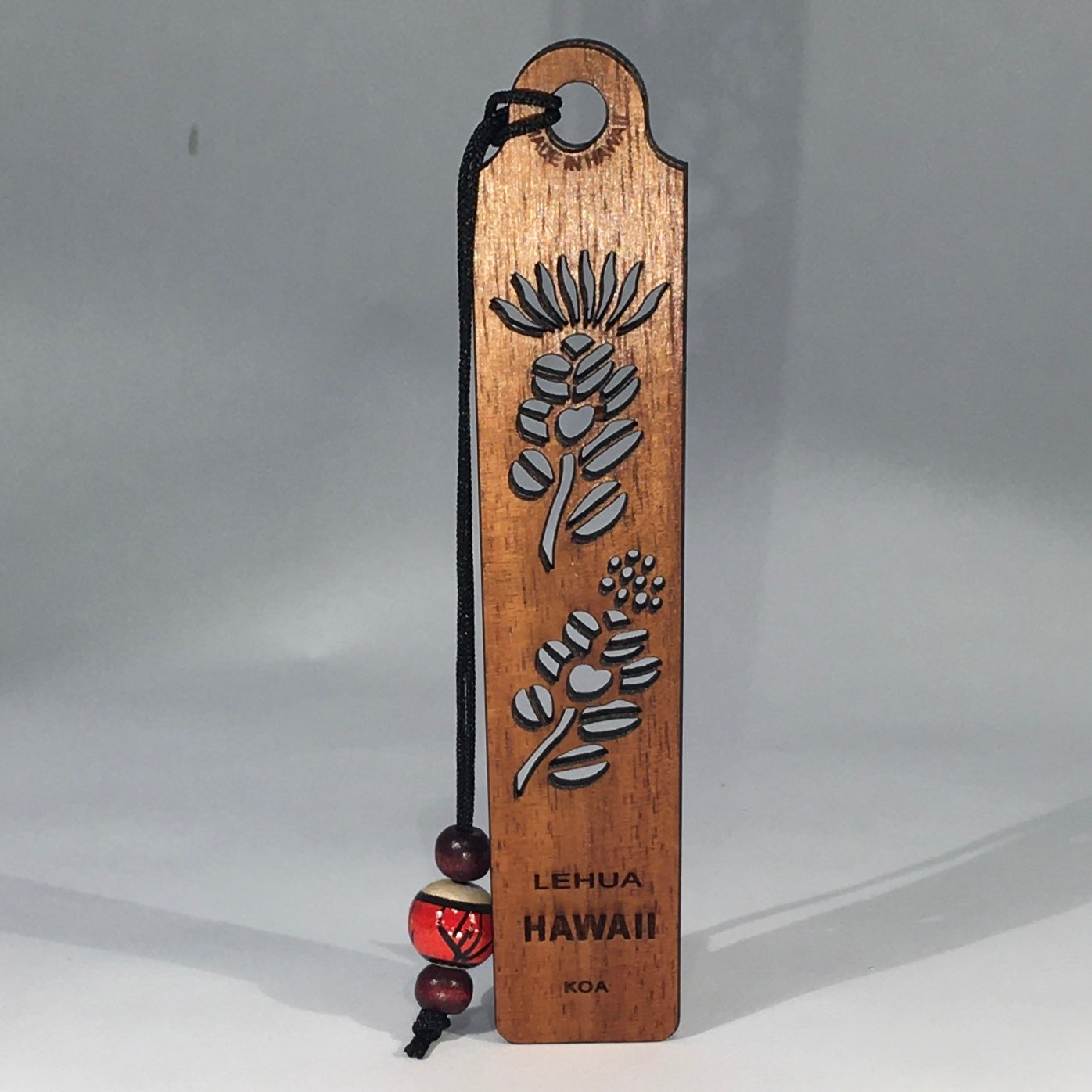 Lehua Koa Bookmark - Hawaii Bookmark