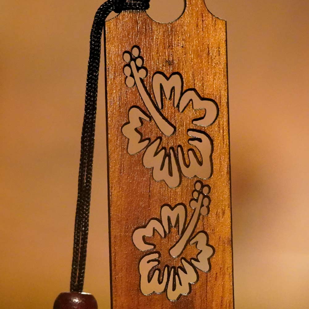 Hibiscus Koa Bookmark - Hawaii Bookmark