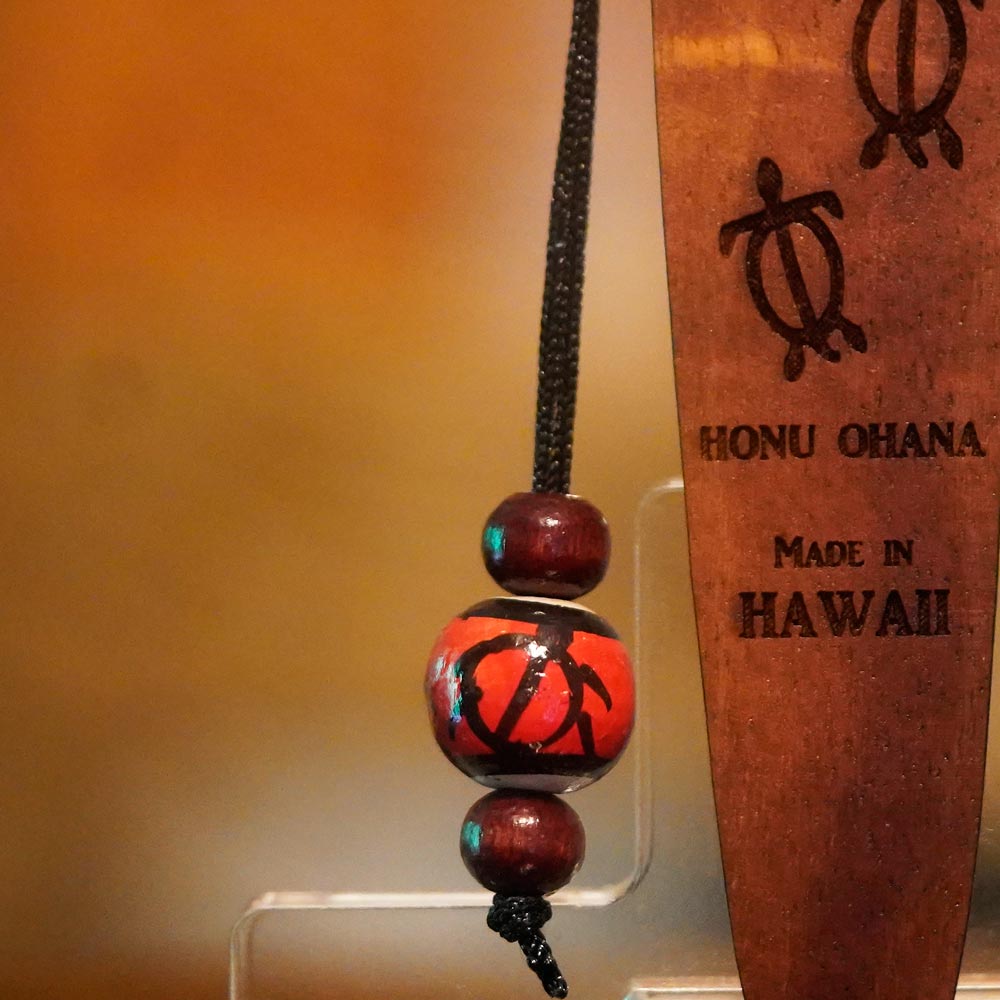 Honu 'Ohana Koa Bookmark - Hawaii Bookmark