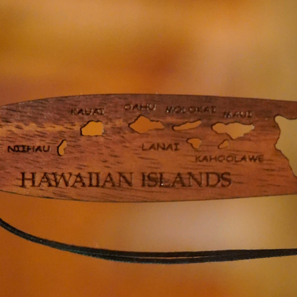 Island Chain Koa Bookmark - Hawaii Bookmark