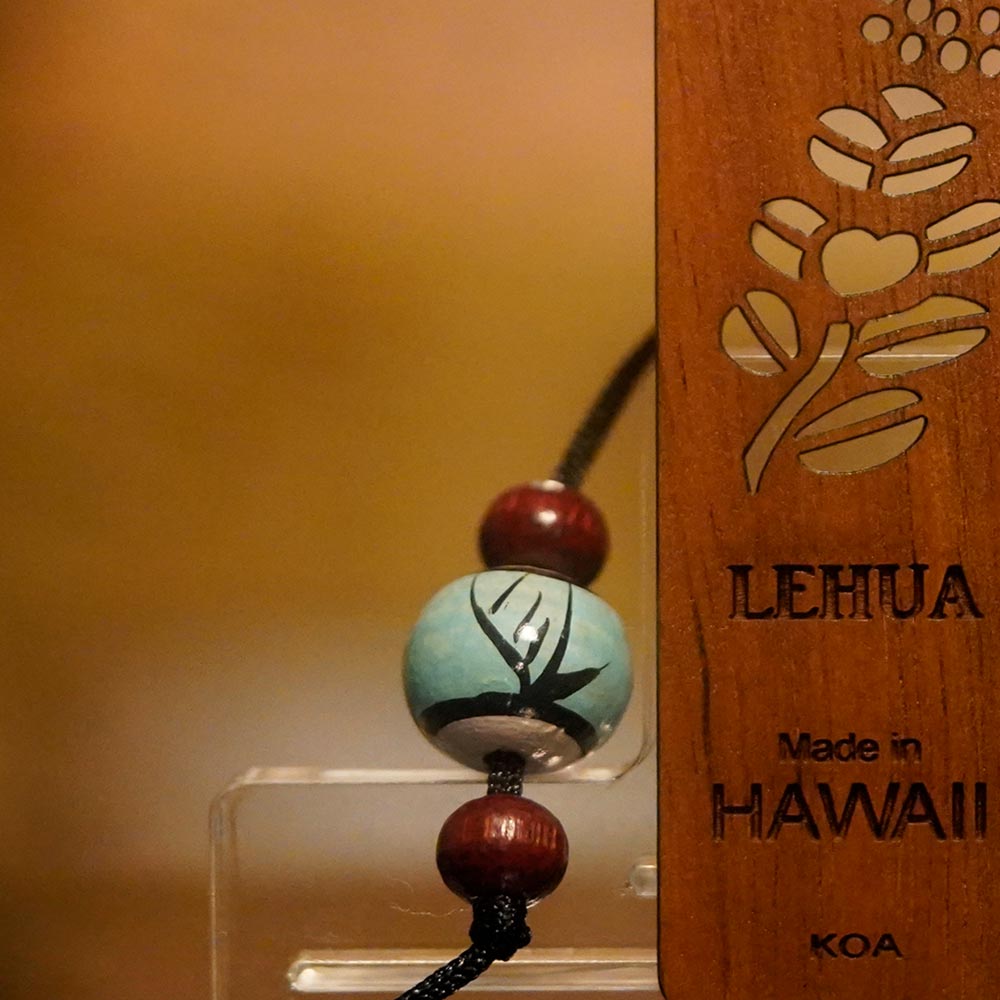 Lehua Koa Bookmark - Hawaii Bookmark