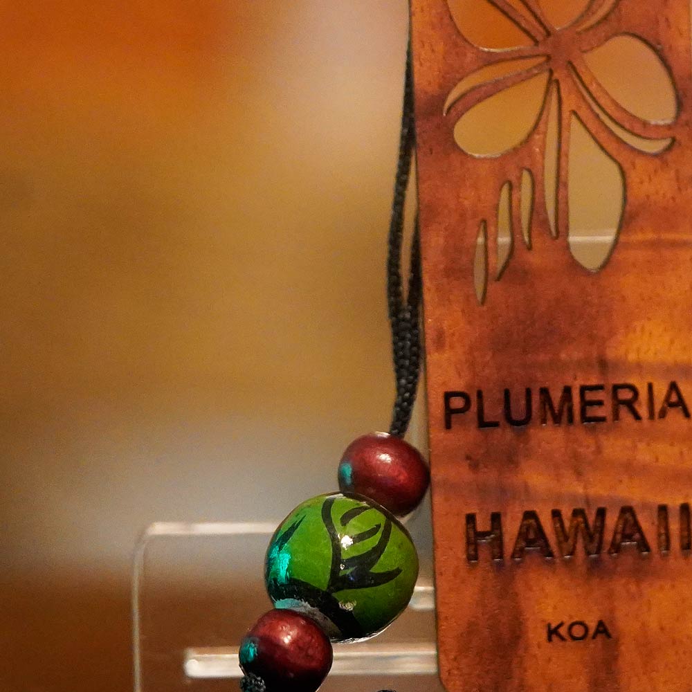 Plumeria Koa Bookmark - Hawaii Bookmark