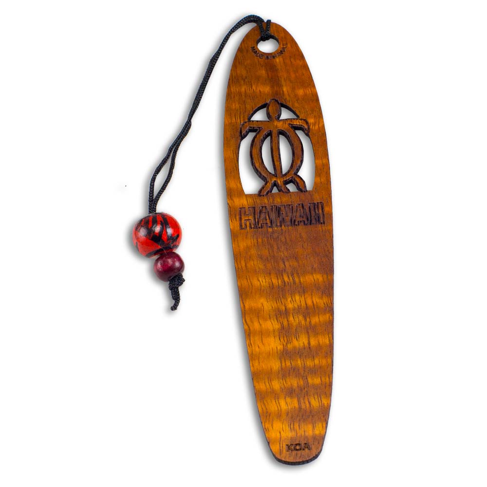 Honu Koa Bookmark - Hawaii Bookmark