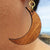 Hilo Koa Wood Earrings - Hawaii Bookmark