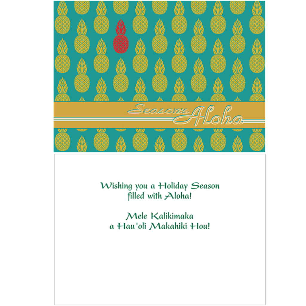 Island Style Holiday Greeting Cards Halakahiki Season's Celebrations