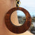 Hoops Koa Wood Earrings - Hawaii Bookmark