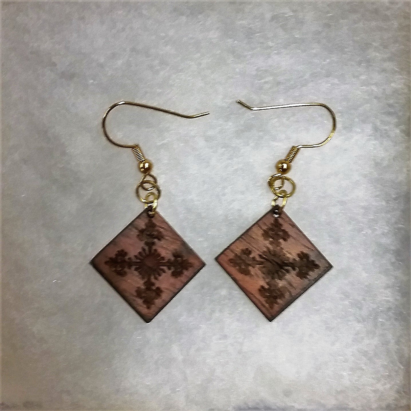 Kapa Koa Earrings - Hawaii Bookmark