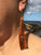 Manu Makani Koa Wood Earrings - Hawaii Bookmark