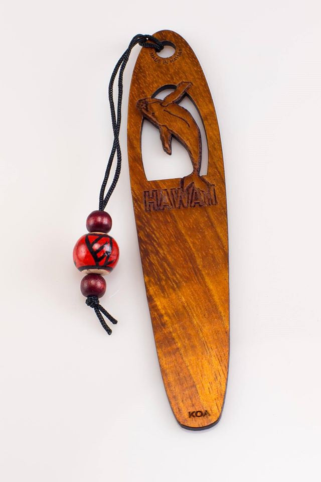 Kohola Koa Bookmark - Hawaii Bookmark